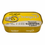 Omega - Sardiner i Vegetabilisk Olja Mild 125gr x 50