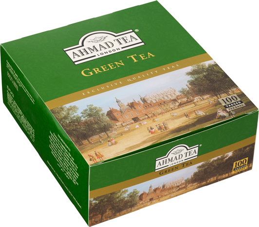 kolonialvaror-ahmad-te-gront-100p-pase-pasar-skafferi-kop-online.jpg Ahmad Te Grön i Påse 100st 200gr x 12 - Bild 1