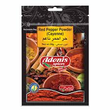 Adonis Röd Peppar Chili Malen i Påse 50gr x 10